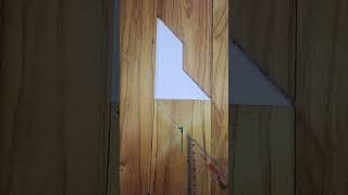 Precise Way to Measure Wooden Corners #woodworking #woodwork #carpentry #homedecor #diy #tips