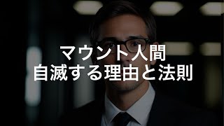 マウントを取ってくる人の末路と自滅の法則