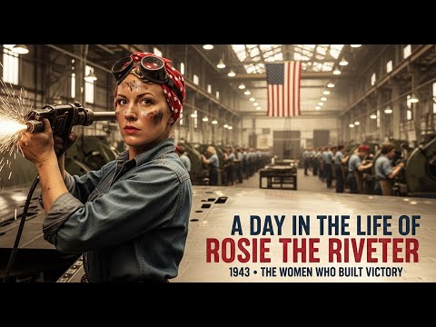 A Day in the Life of a 1940s Rosie the Riveter in a War Production Factory