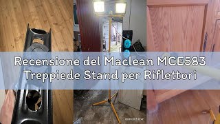 Recensione del Maclean MCE583 Treppiede Stand per Riflettori Supporto Illuminazione Telescopio Altez