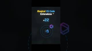 Magical VS Code Extensions #html #htmltricks #programming #programmingtips #coding