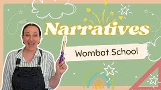 How to Write a Story! | Narrative Writing for Kids | Wombat School with Fifi