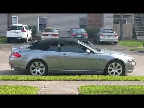 Top Down With Key Fob 2007 6 Series