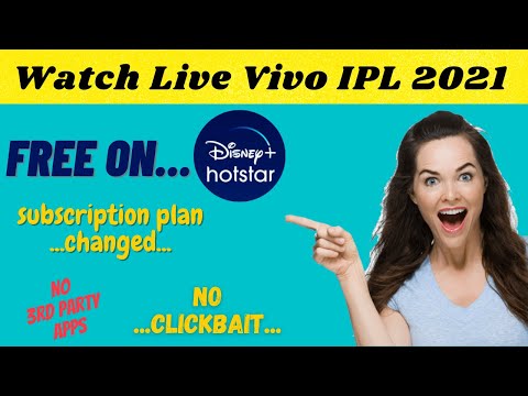 How to watch IPL 2021 live Free on Disney plus Hotstar | Free me IPL Match kese dekhe 2021 ipl live
