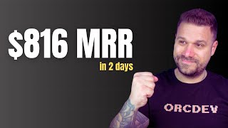 How I Made $816 MRR in 2 Days With a Simple App