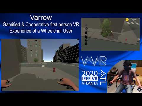 Gamified Cooperative First Person VR Experience of a Wheelchair User