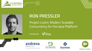 "Project Loom: Modern Scalable Concurrency for the Java" - Ron Pressler