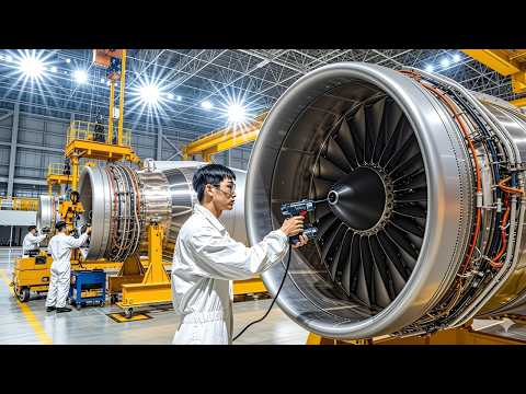 Inside the mega factory revealed secret casting titanium into jet engine turbine blades