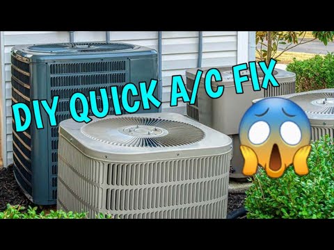 D.I.Y Quick A/C Fix. Outdoor unit not working!😮‍💨🥵🤯😱