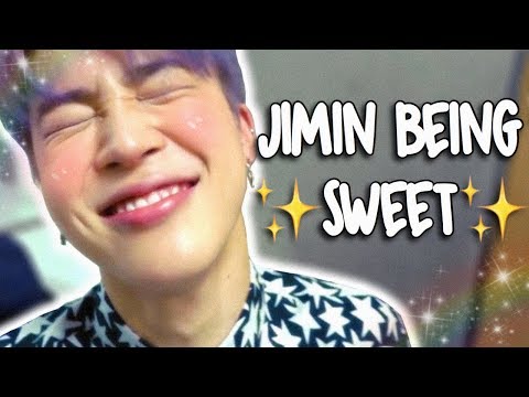 park jimin being a lil sweetheart