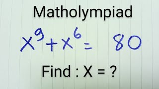 Math Olympiad Question | Higher Order Equations | You Should Solve It This Way !
