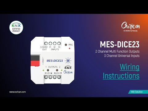 MES-DICE23 | Wiring Instructions | Messung Ourican | #OuricanAutomation
