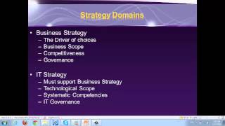 Business-IT Strategy Alignment
