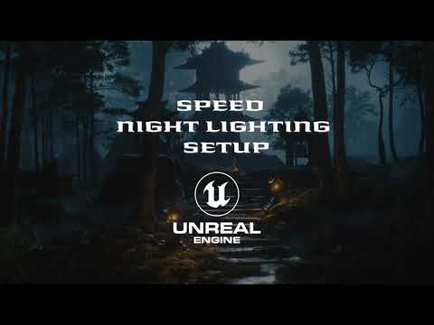 UNREAL ENGINE 5. Speed Night Lighting Design. Shogun's Wilderness