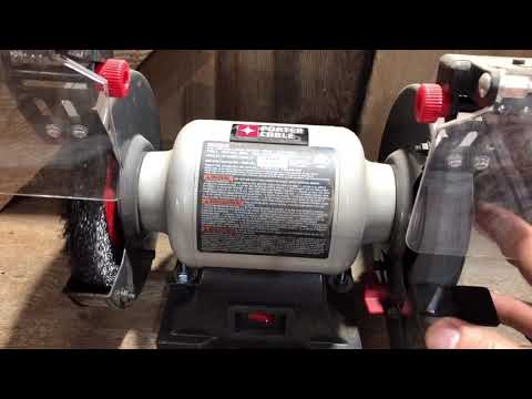 Porter Cable 6 inch grinder, wire wheel attachment. Update