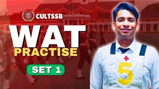 SSB Interview | WAT PRACTISE SET-1 | How to write WAT in SSB