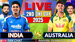 🔴 LIVE: INDIA vs AUSTRALIA 2nd ODI LIVE | IND vs AUS Live Match Today | Live score & Commentary