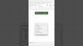 How to import web data in Excel! #excel #spreadsheet #dataimport