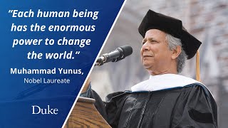 Muhammad Yunus at Duke University