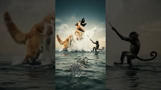 #CrocodileWatch #PetsInDanger #CanineCourage #WildLifeChallenge