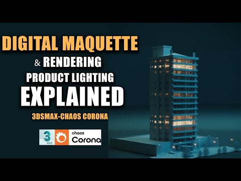 MAQUETTE RENDER WITH 3DSMAX AND CHAOS CORONA