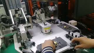 Rotate selective soldering machine for power supply