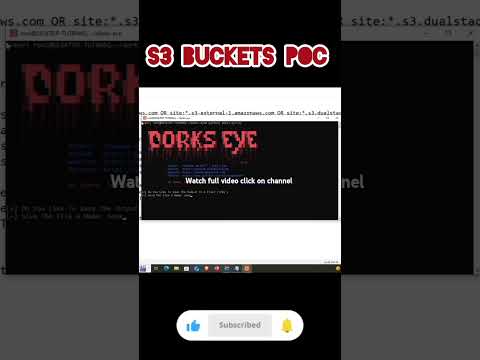 How to bypass S3 Buckets poc #bugbounty #bugbountytips #hackingtechniques #cybersecurity
