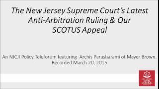 Arbitration Expert Warns of the Dangers of NJ High Court’s Decision