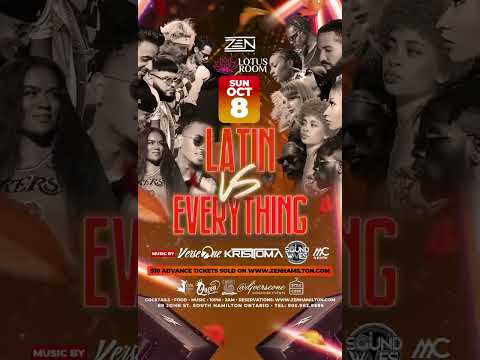 Latin Vs Everything! Playing In The Lotus Room In Zen Lounge Hamilton Ontario