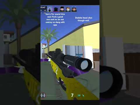 headshot dubble kill #csgo #roblox #fyp #cool #gaming #sniper