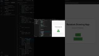 ASMR Programming - Random Drawing App - No Talking #shorts