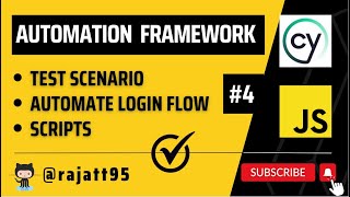 Test Automation Framework | WEB | Cypress + JS | Part 04 - Automate Login