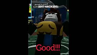 Hackers NOW vs THEN 💀 #roblox #fyp #hacker #foryou