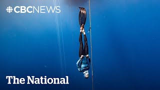 #TheMoment Ukrainian freediver Kateryna Sadurska won the world championship