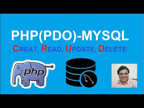 PDO-MYSQL CRUD WITH COMPLETE CODE PART 3 (PDO READ SCRIPTS)