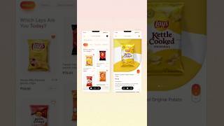 Modern Food App UI/UX Design | Clean Lays Chips App Interface 🔥 #figma #ayushiiuiux #uiuxdesign