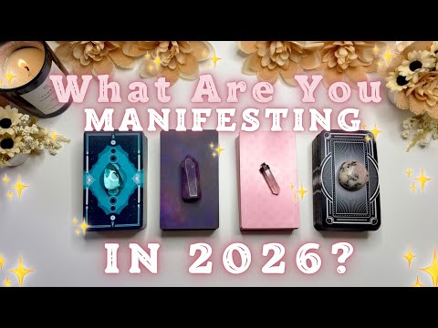 🌟 What Are You Manifesting In 2026? 🌟 In-Depth Pick a Card Tarot Reading