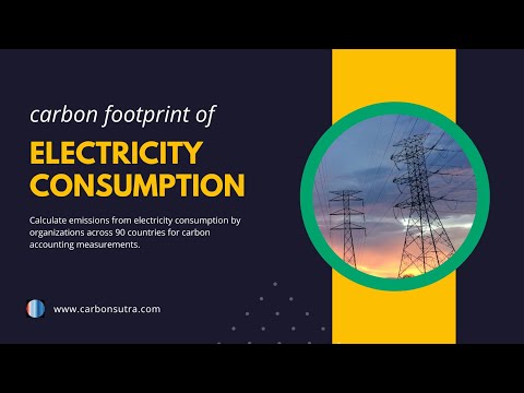 Electricity Consumption Emissions - Carbon Footprint Estimation API
