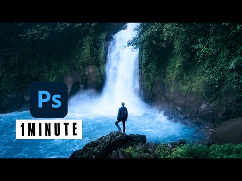 1-Minute Photoshop | Tip To Glow Water in Photoshop #mgkcreationstudio #photoshop #adobe #gokul