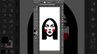 Girl Mascot Making in Illustrator #youtubeshorts #avatardesign #shorts