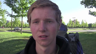Today is Sergei's 18th birthday. Also his first day homeless!
