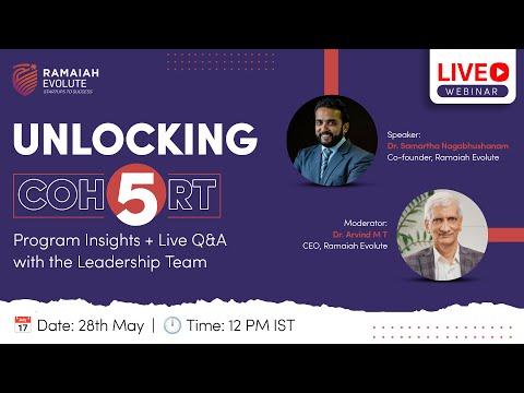 Live Webinar - Program Insights & Live Q&A | Ramaiah Evolute Cohort - 5 | May 28, 2025