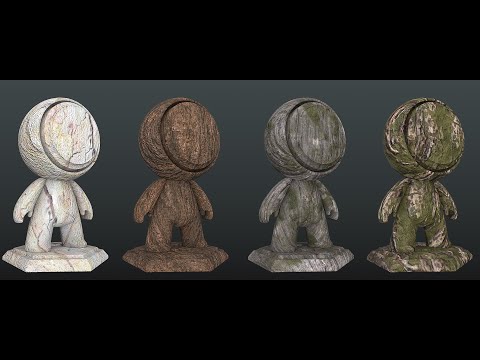 18 Bark PBR Materials