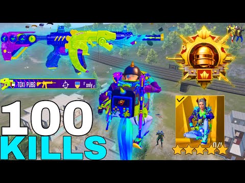 100KILLS😱SUPER GAMEPLAY PUBG MOBILE WITH THE BEST OUTFIT🔥
