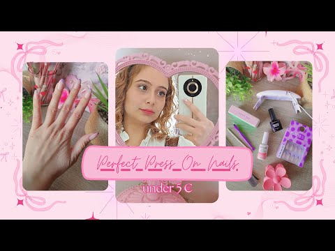 💅 TUTORIAL ~ How to do perfect press on nails at home! ~ Never go to the nail salon again! 💅