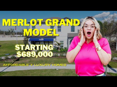 New Home Tour | The Merlot Grand Model | Pulte Homes | New Construction near Tampa, FL.