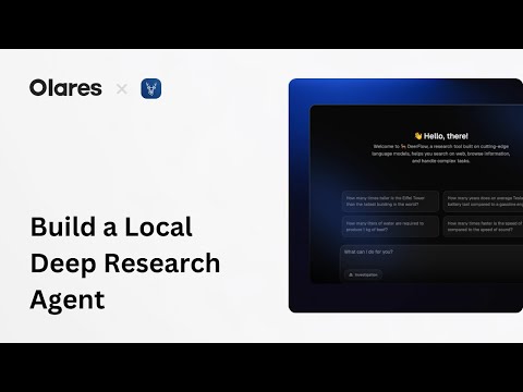 Build a Local Deep Research Agent with DeerFlow | Olares Tutorial