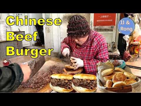 Slow-Braised and Handmade for 40 Years by Grandma!— China’s Juicy Beef Burger | Chinese breakfast