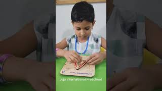 Learning the ABCs, one fun step at a time!"#AlphabetLearning #ABCs #EarlyLiteracy