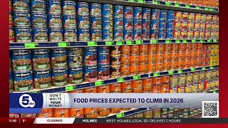 Grocery costs expected to climb in 2026